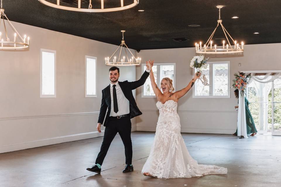 Bride and groom entrance