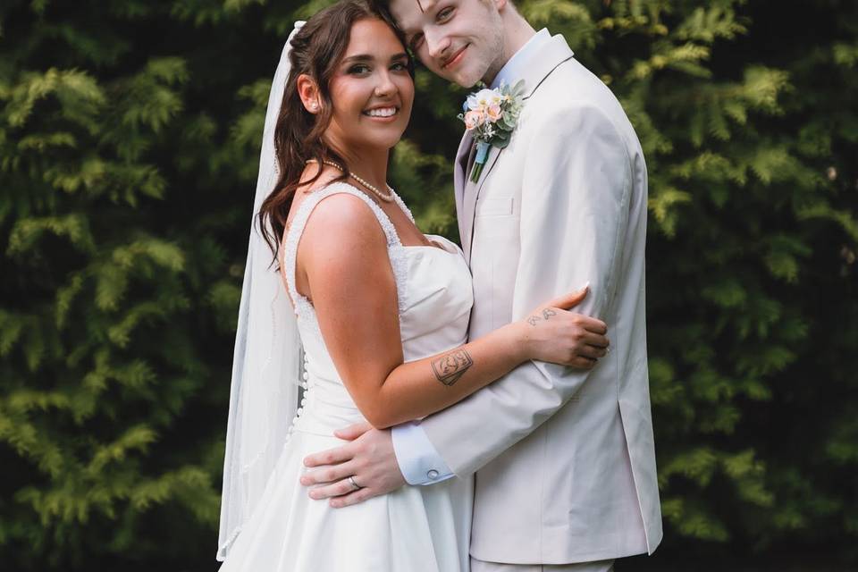 Bride and groom