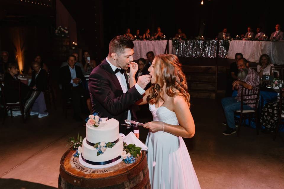 Bride and father