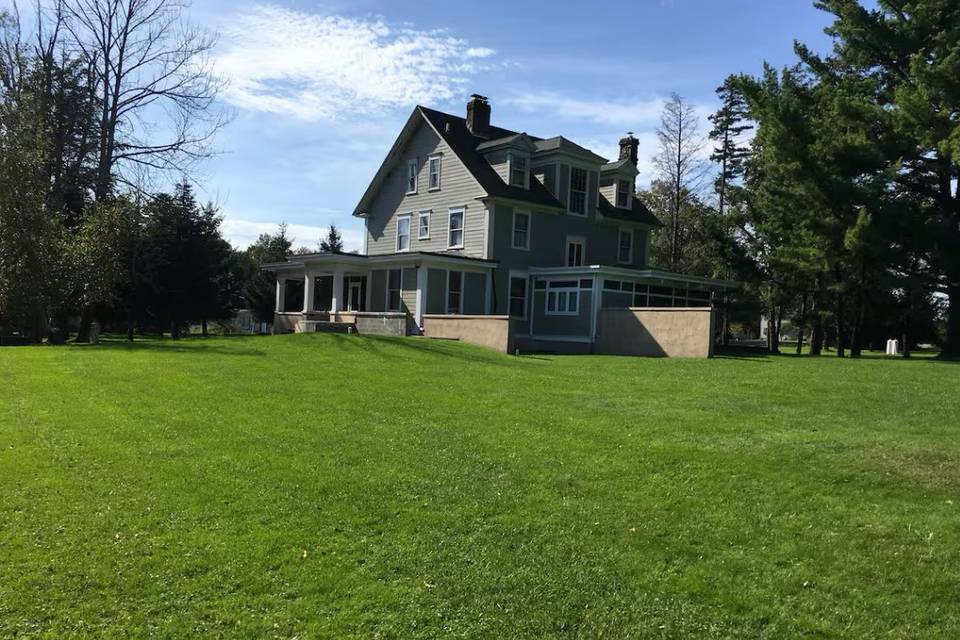Back lawn