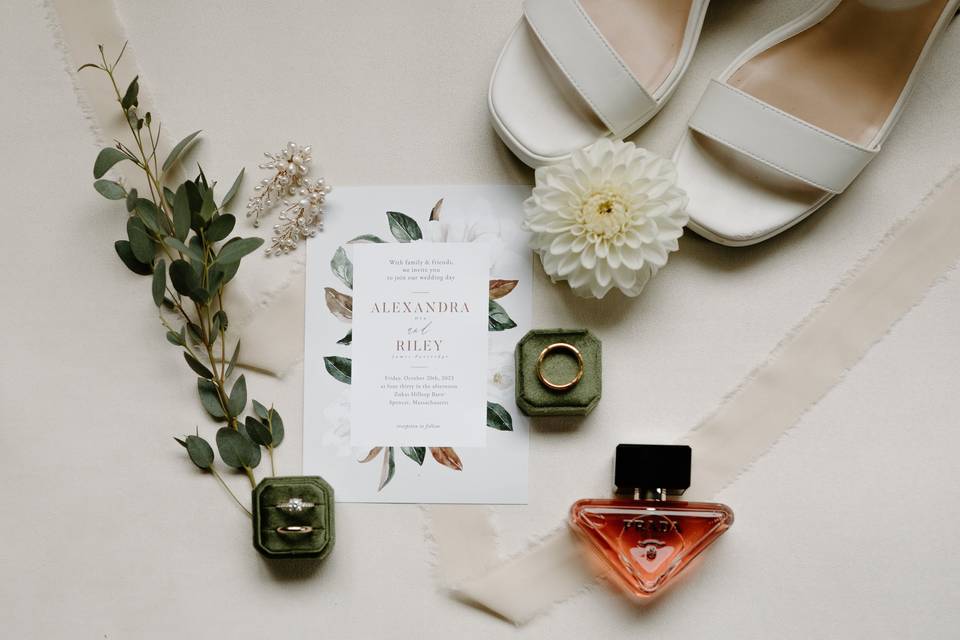 Wedding Flatlay