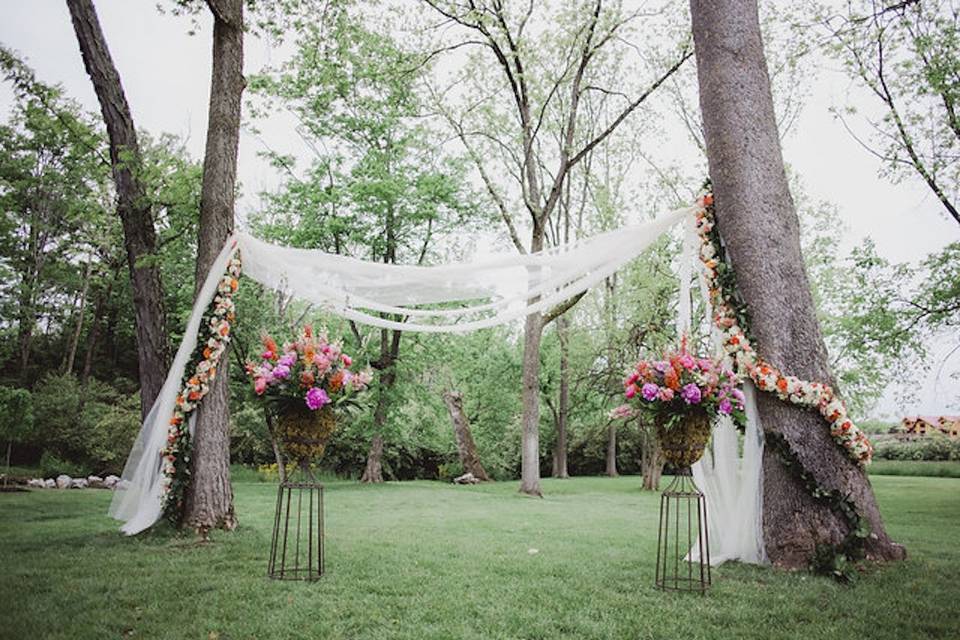 Wedding pillars