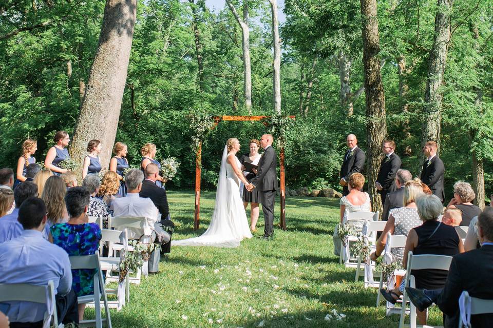 Ceremony at the creek