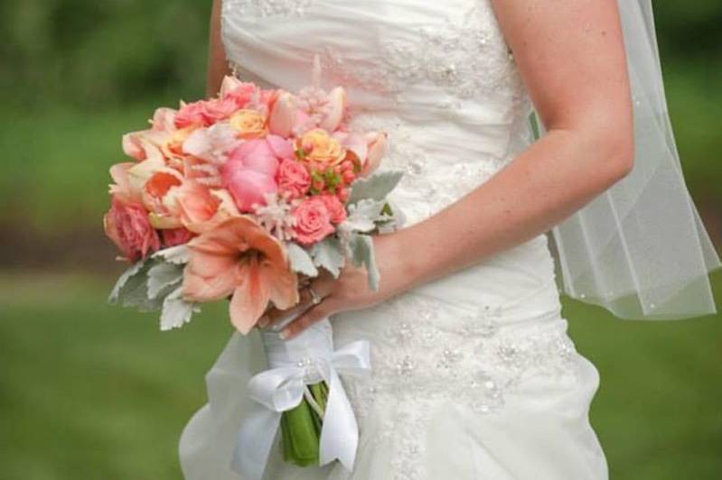 Coral  bouquet