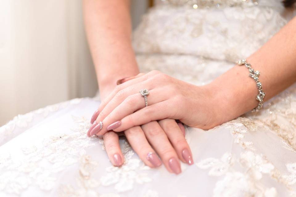 Bride close-up