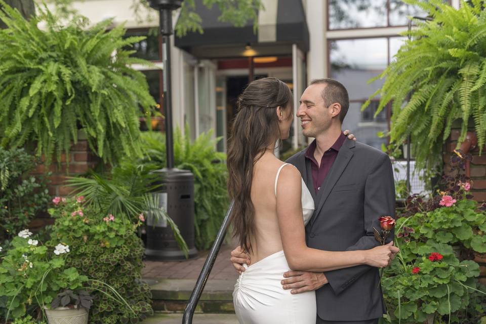 Bride and groom