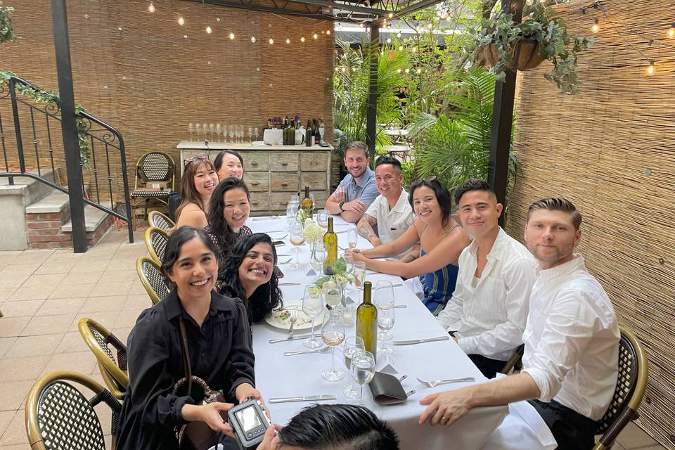 Rehearsal Dinner in Brooklyn