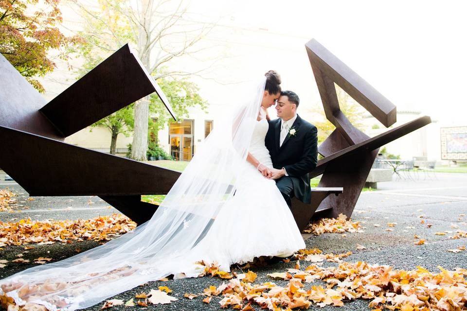 Photo ops abound in the outdoor garden Courtyard