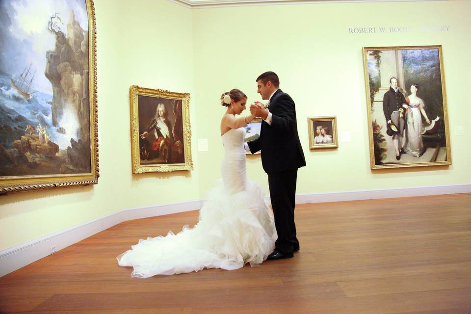 Romance on the Grand Staircase