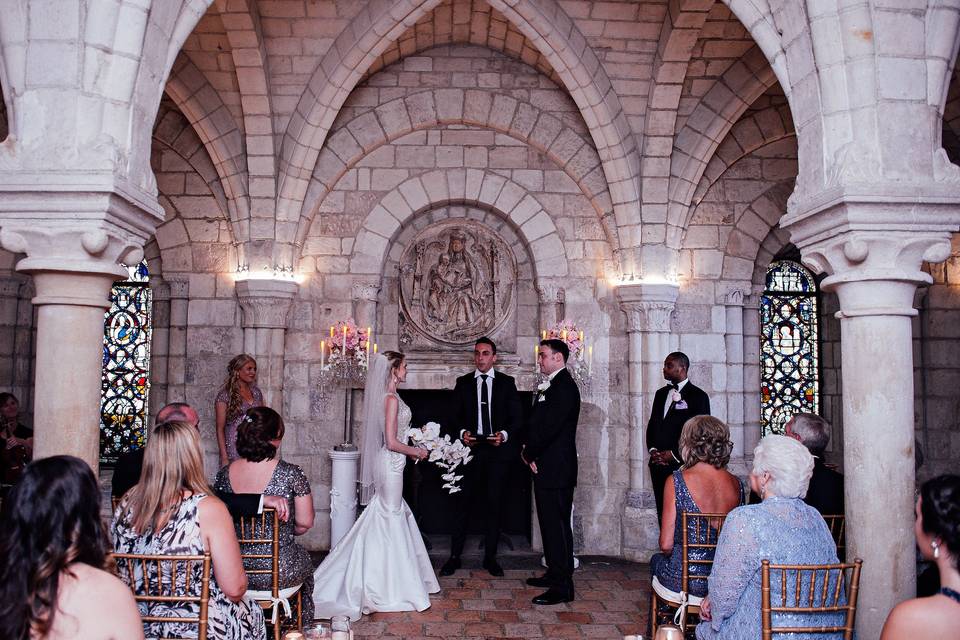 Saying your I do's in the 12th Centruy Chapter House