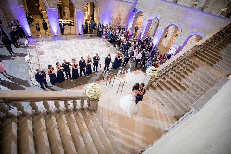 First Dance on the staircase landing