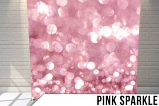 Pink sequin backdrop