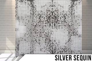 Silver sequin backdrop