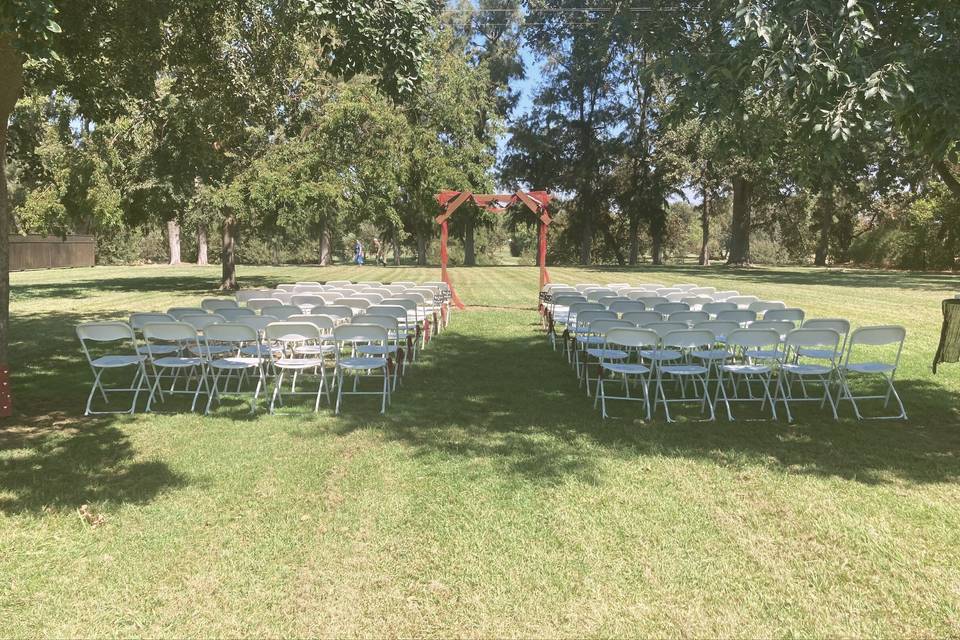 Ceremony Set Up