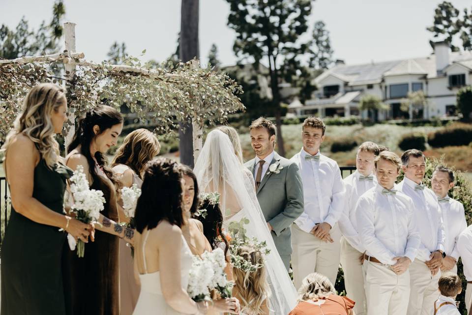 Newport Beach Backyard Wedding
