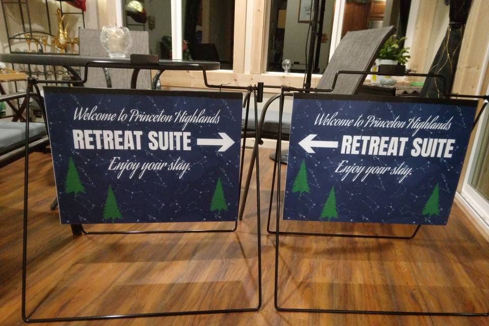 Retreat Suite Reception