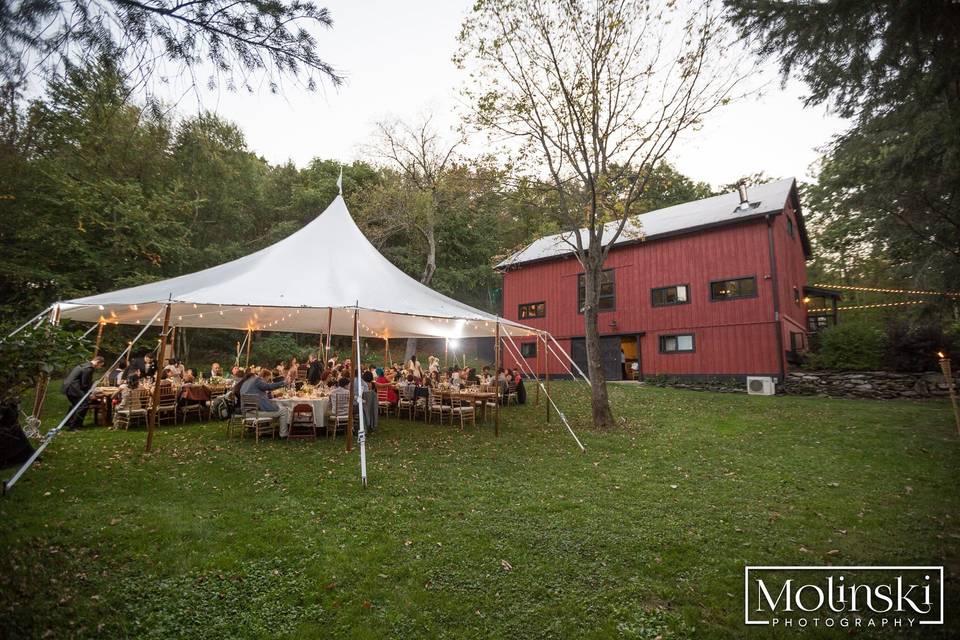 Tented Wedding at The Barn