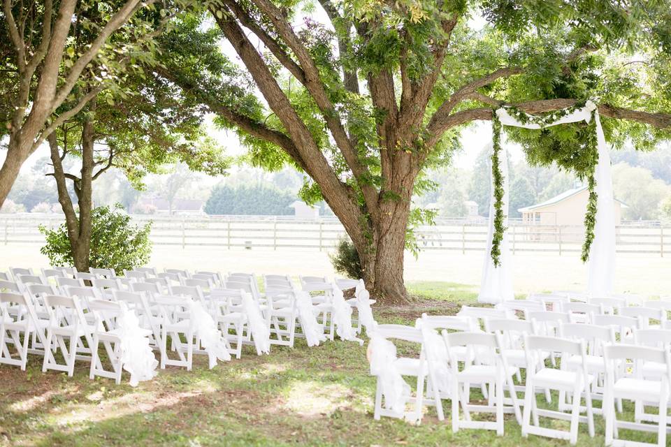 Custom Ceremony Draping