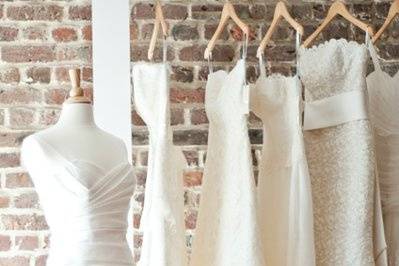 Charleston's selection of couture bridal gowns. Modern Trousseau's 