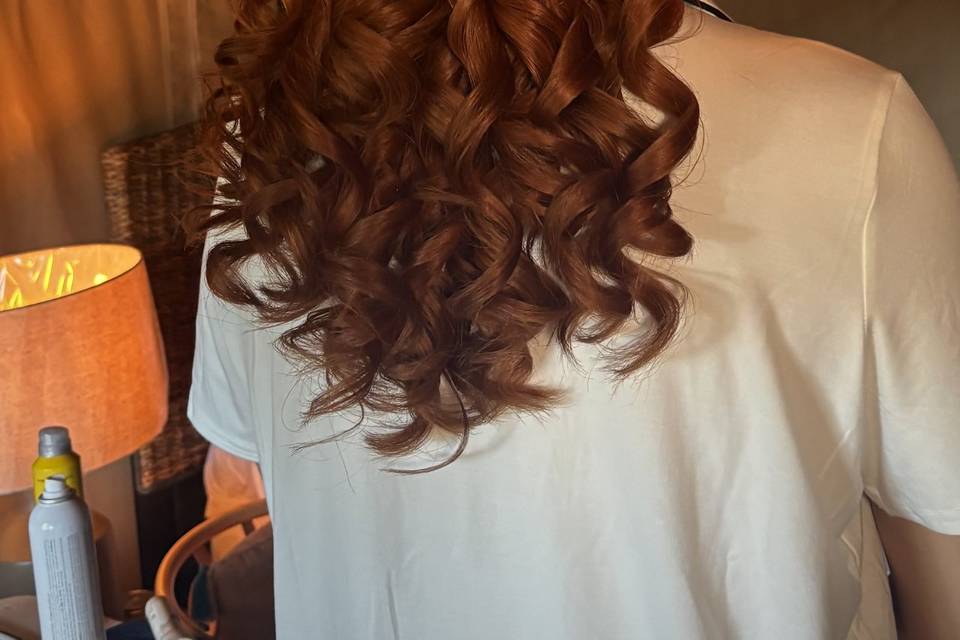 Bridal Half updo