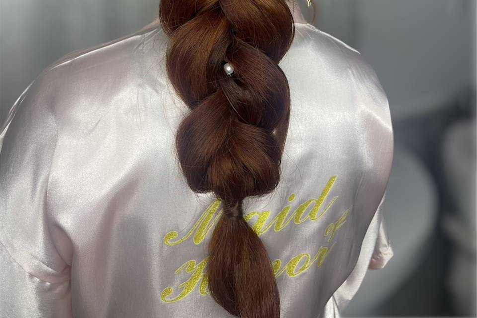 Braid hairstyle boho