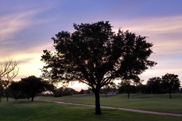 Sunset ceremony location, adjacent to the clubhouse,  away from the reception area.