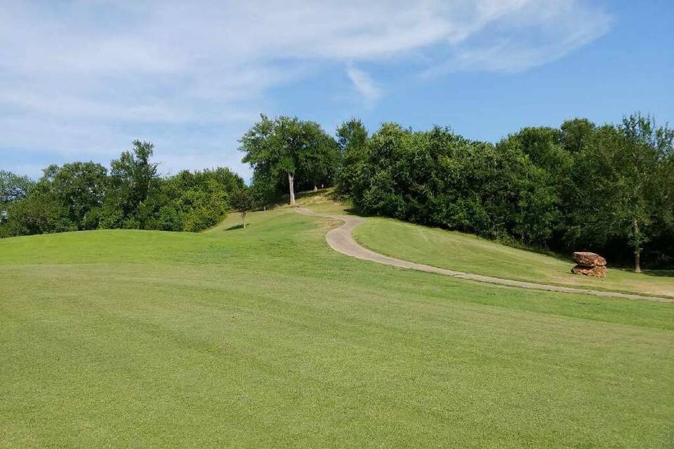 Lush green views!