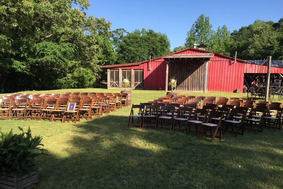 Outdoor Wedding location