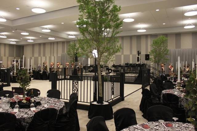 Wedding reception area