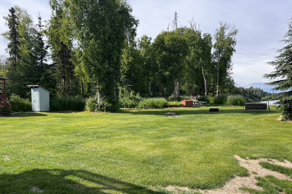 Guest cabins and sauna