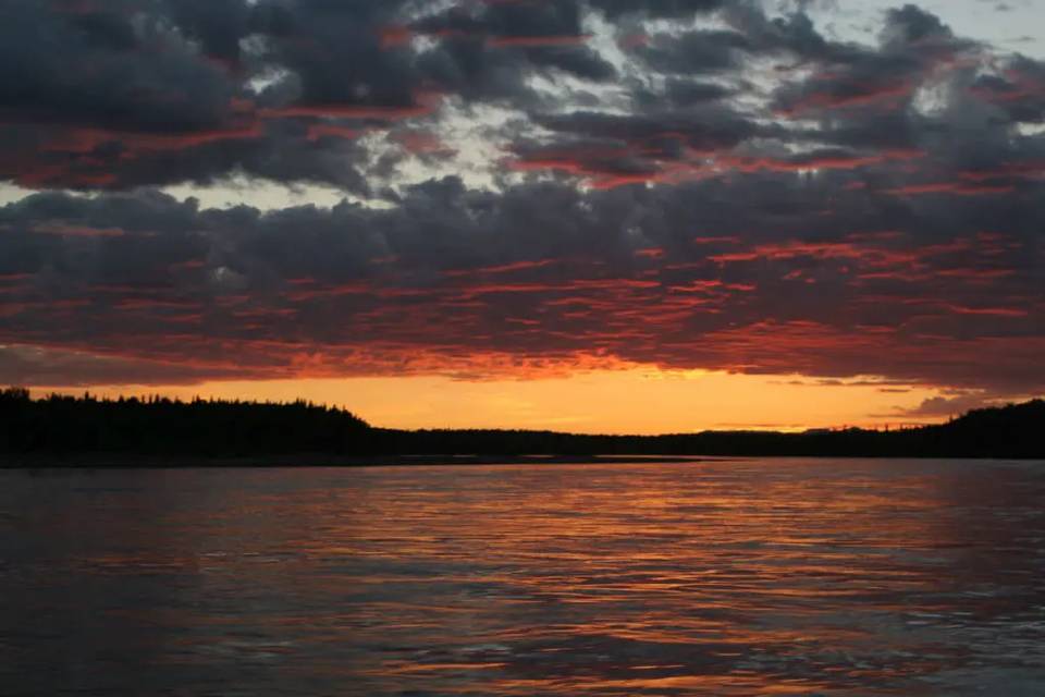 Evening sunset
