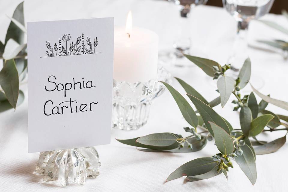 Rehearsal Dinner Place cards