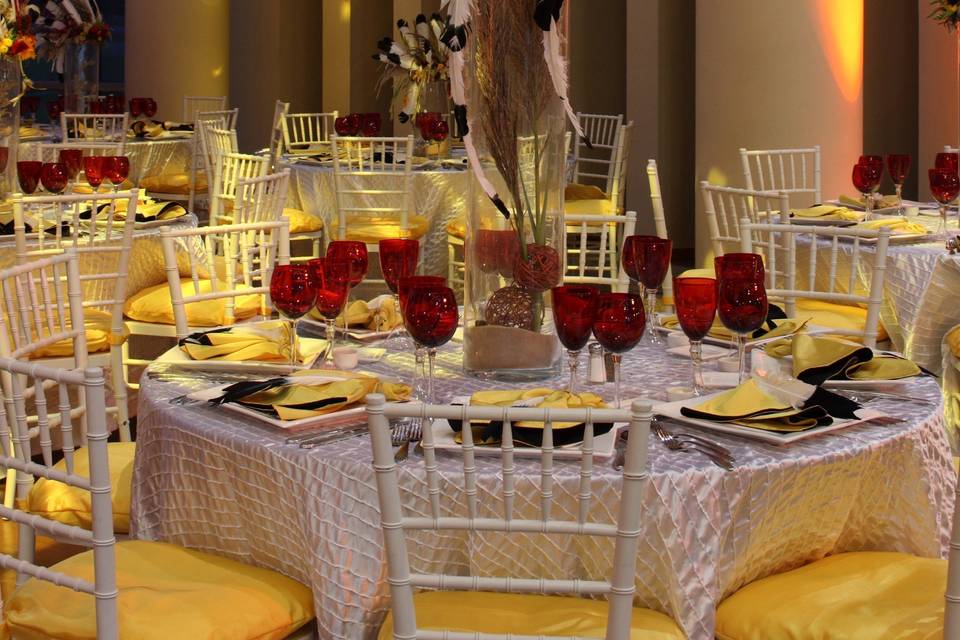 Reception decor