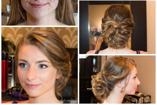 Natural airbrush makeup