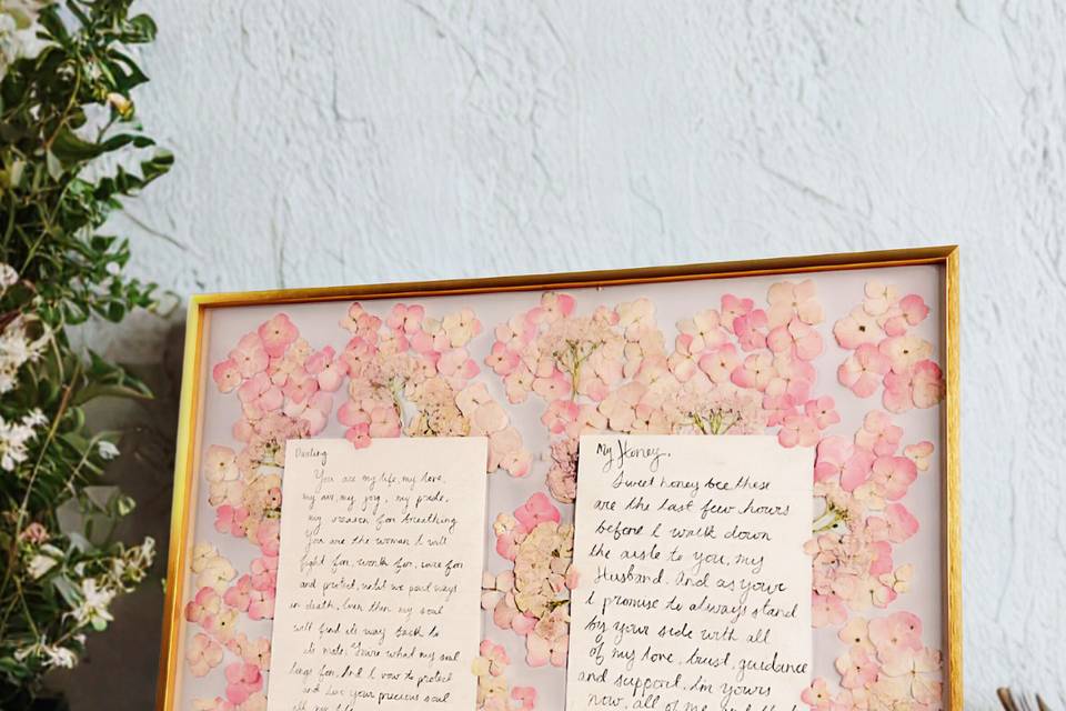 16x20 Vow Collection frame