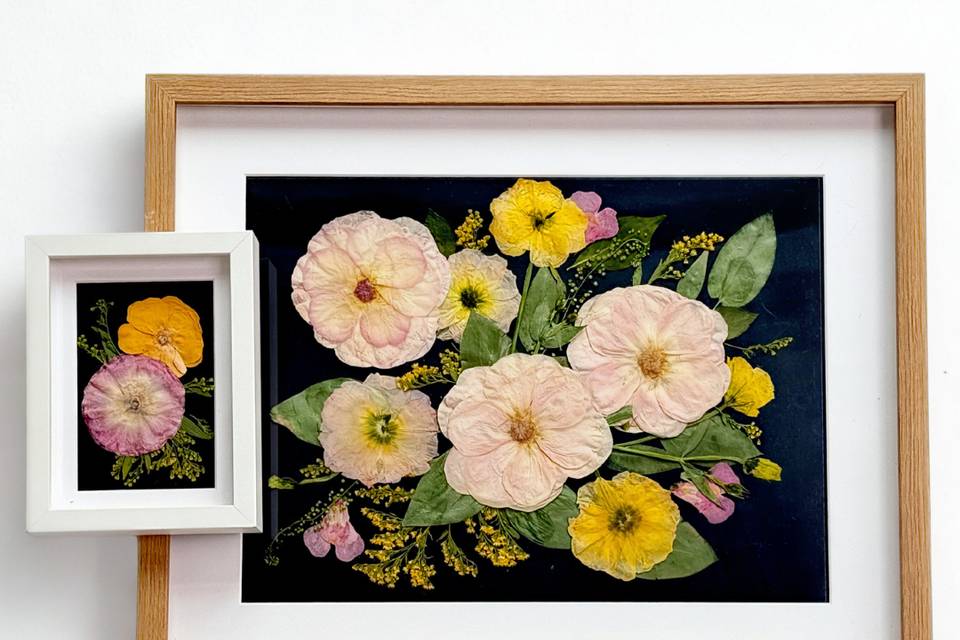 16x20 oak- bedside table frame