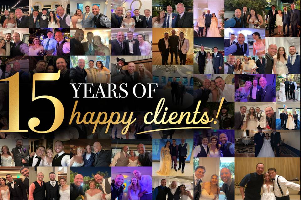 15 years of happy clients