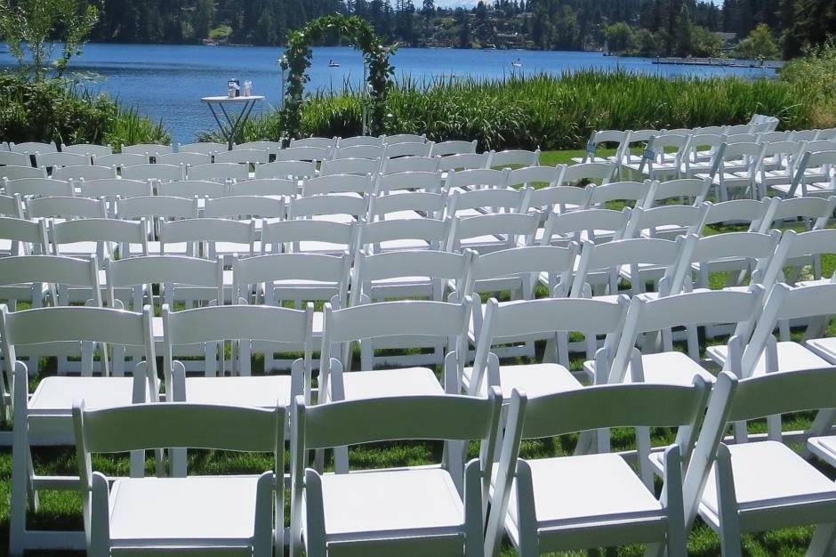Ceremony by the lake