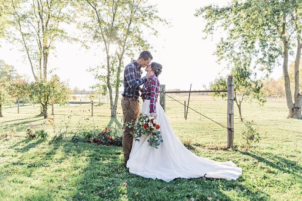 Couple in the garden