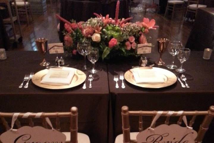 Sweetheart table