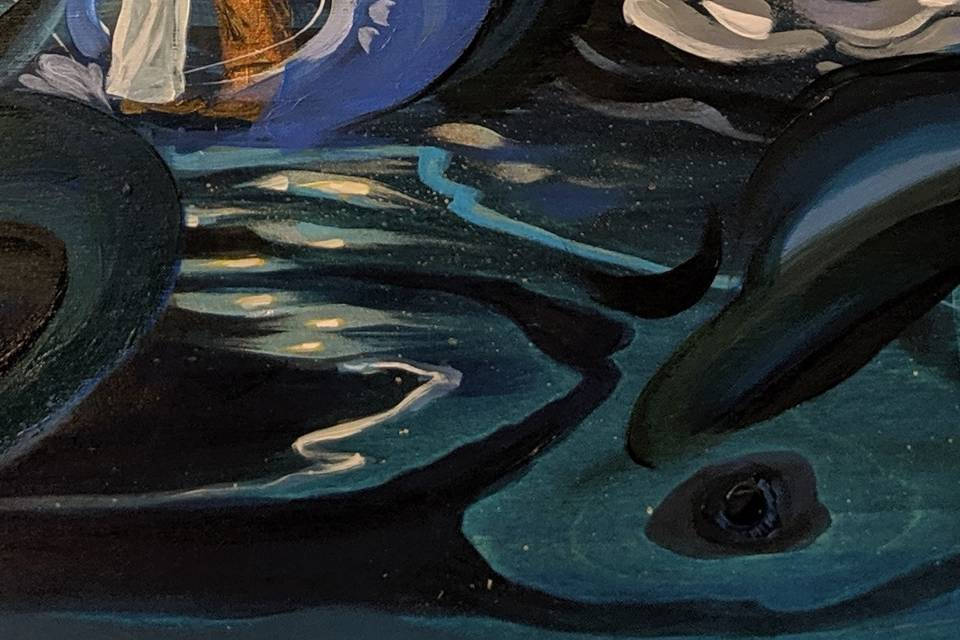 Tablecloth-turn-water