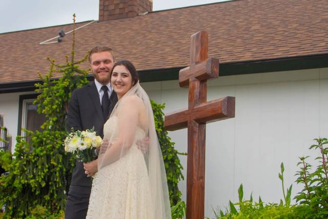 Couple with their Church