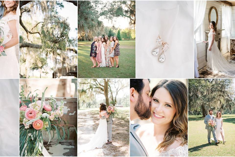 Outdoor southern wedding