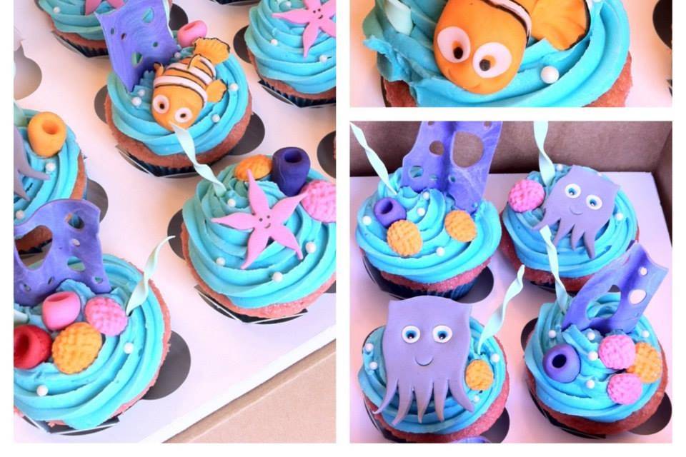 Finding Nemo cupcakes perfect for an 
