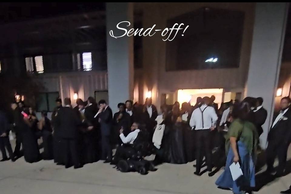 Send-off!