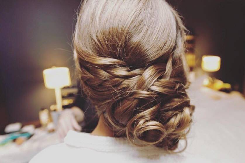 Braided updo