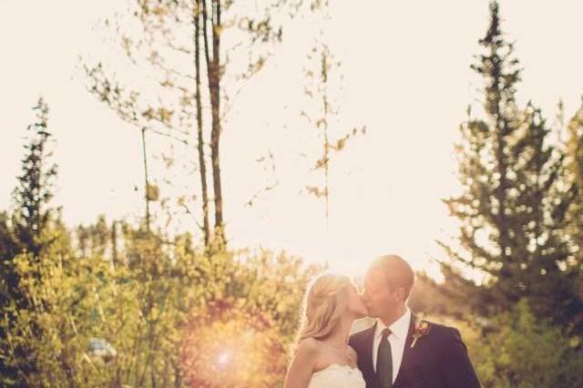 Couple kissing