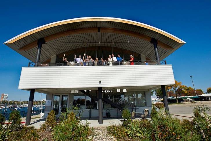 Exterior view of  Milwaukee Community Sailing Center