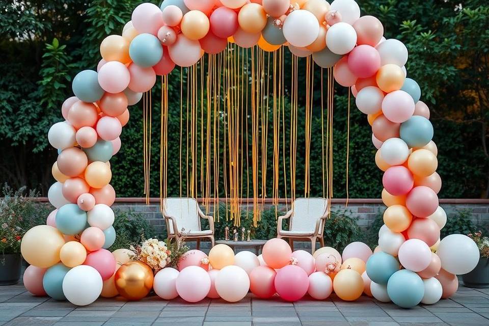 Lux Balloon & Bloom Decor
