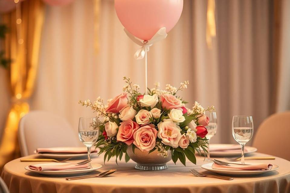 Lux Balloon & Bloom Decor